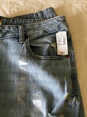 Maurices Light Blue Distressed Denim Jeans